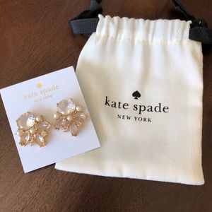 NWT Kate Spade Chantilly Gems Statement Earrings